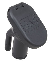 Sealed Cap Fills for 1-1/2" Hose - 35&deg; Angled Neck